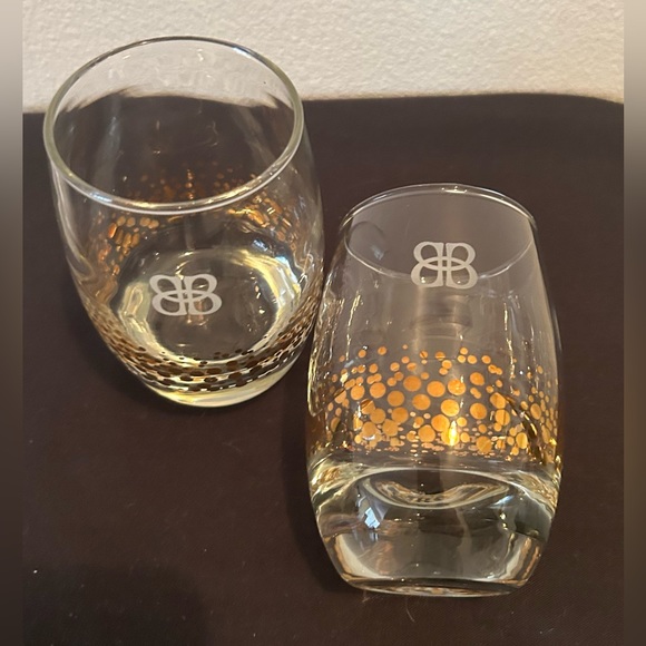 2 Bailey’s Irish Cream Confetti Gold Dot Rocks glasses. - Picture 3 of 10